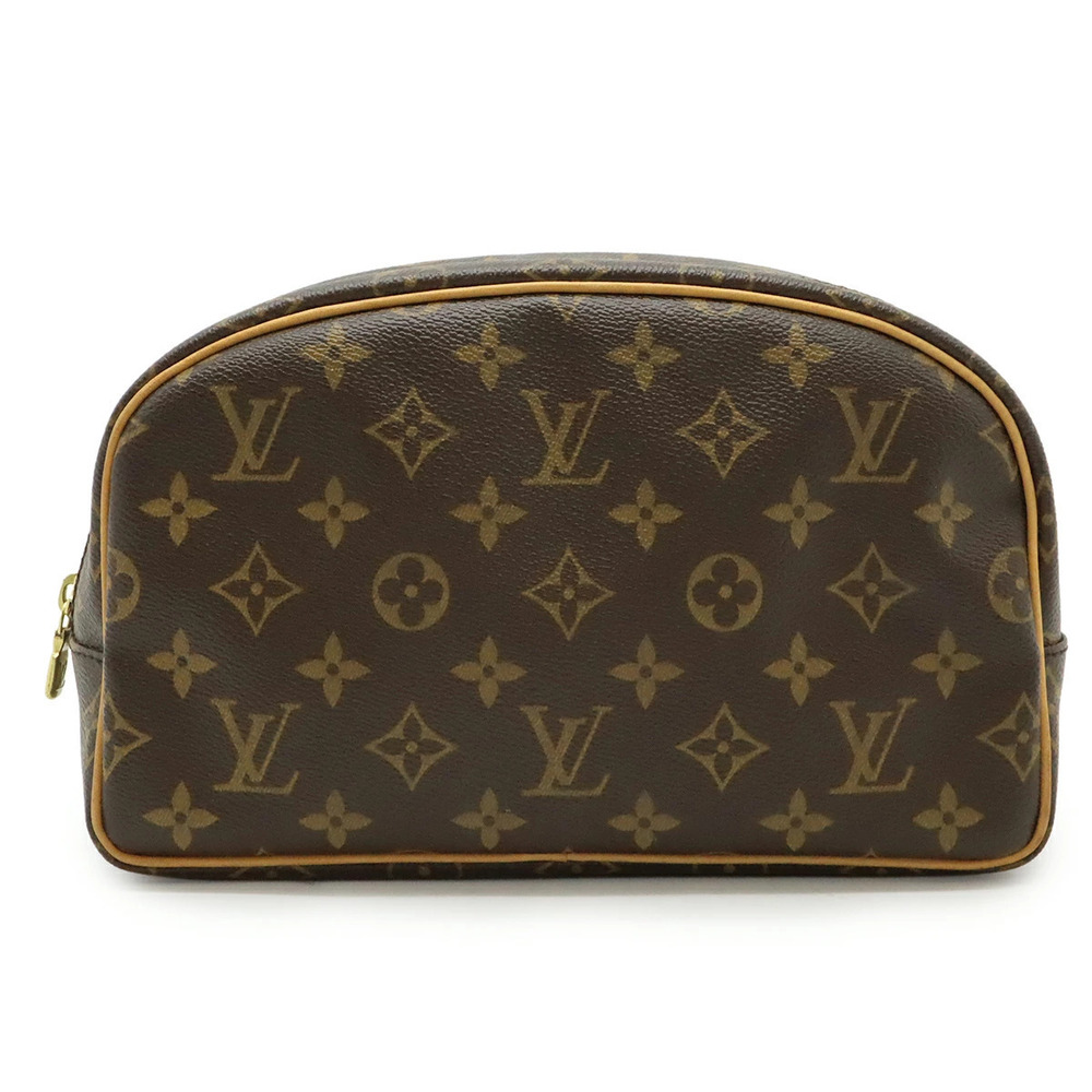LOUIS VUITTON Monogram Trousse Toilette Cosmetic Pouch Clutch Travel Clutch Bag